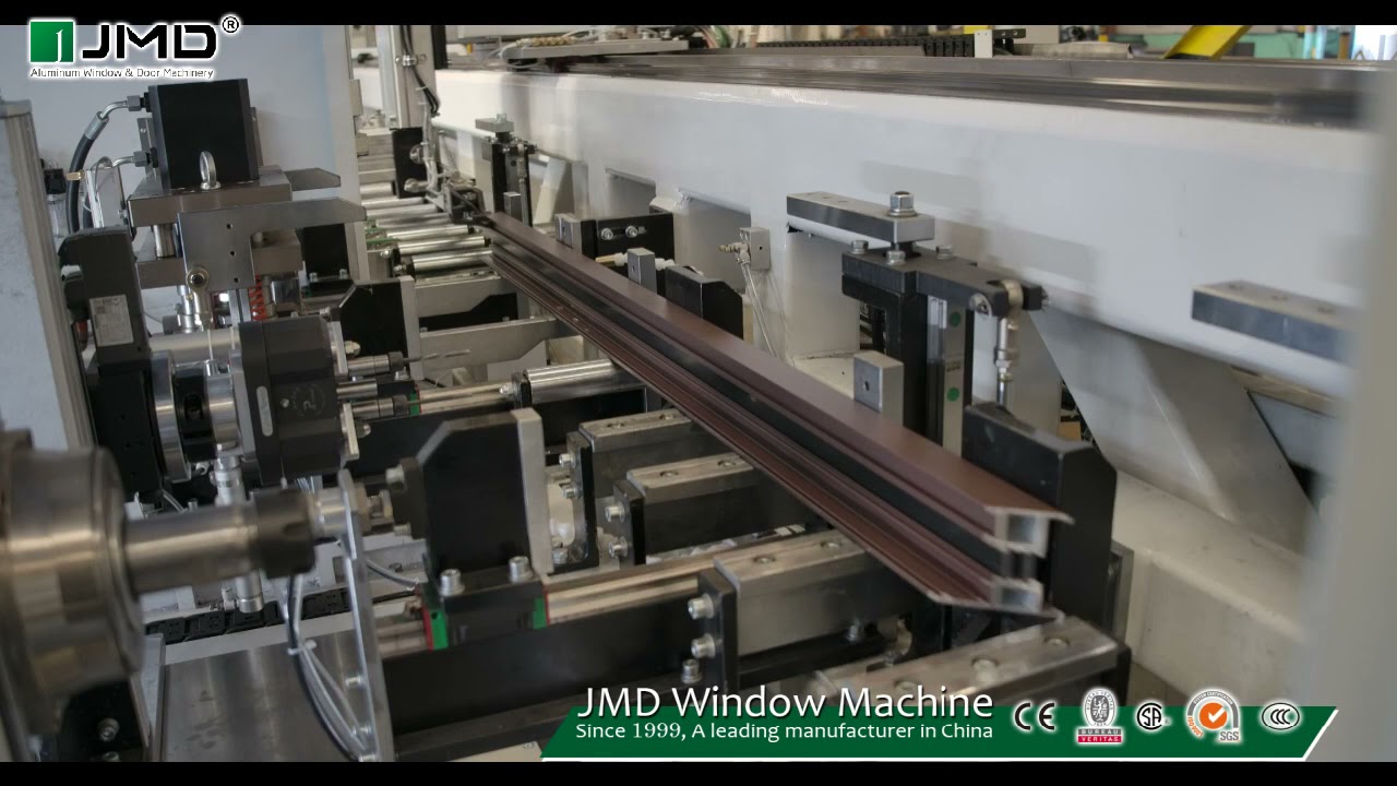 High Efficiency JMD Window Frame production line with customized cutting&drilling&punching function