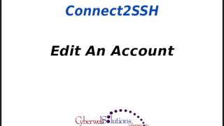 Connect2SSH - Editing An Account (Username)