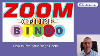 How to Print your Bingo Books