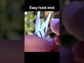 easy hook knot #shorts