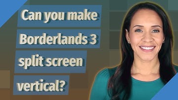 Can you make Borderlands 3 split screen vertical?