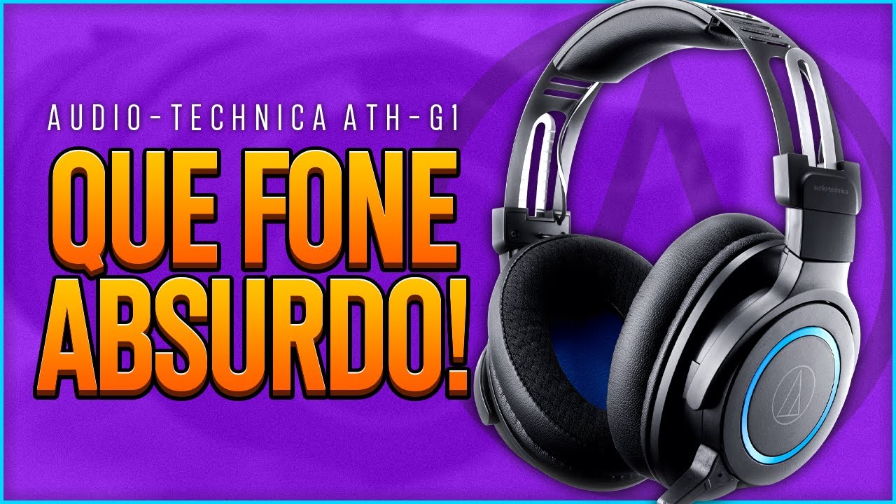 AUDIO-TECHNICA ATH-G1!!🎧 O QUE ESPERAR DE UM HEADSET GAMER DE UMA