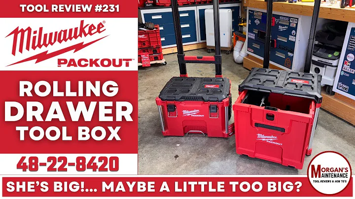 Milwaukee PACKOUT Rolling DRAWER Tool Box - It's Here & It's Big