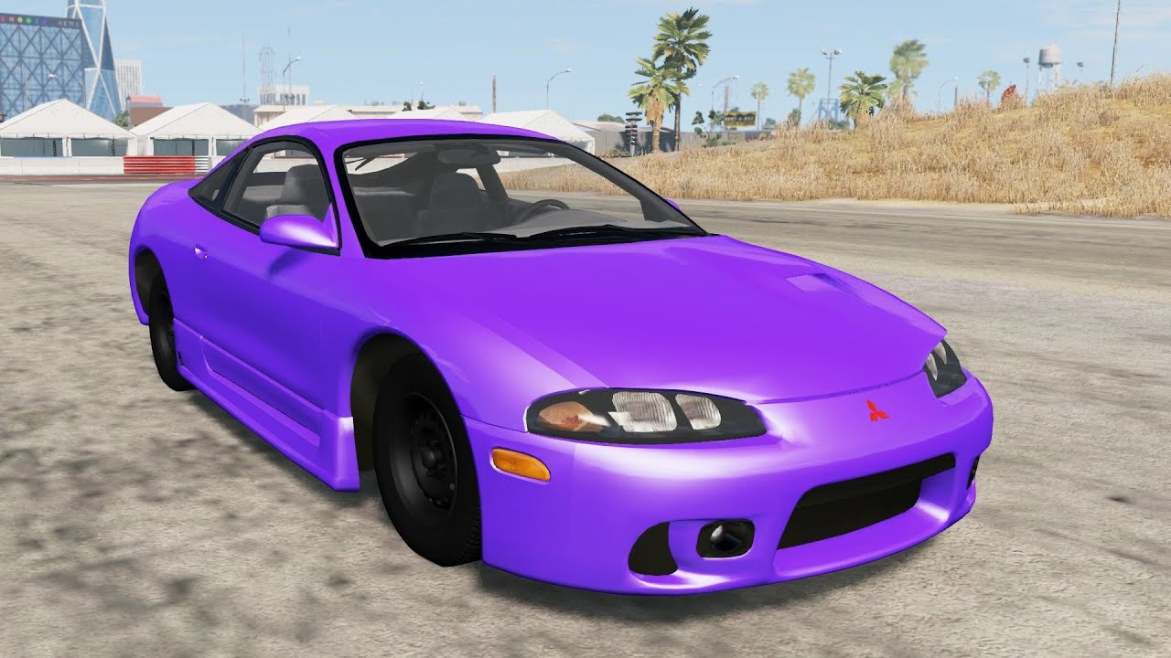 BeamNG.drive - Mitsubishi Eclipse (D30) 1997 - Car Show Test Drive