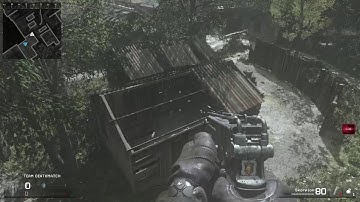 How to get on top of the map Downpour cod4 remastered