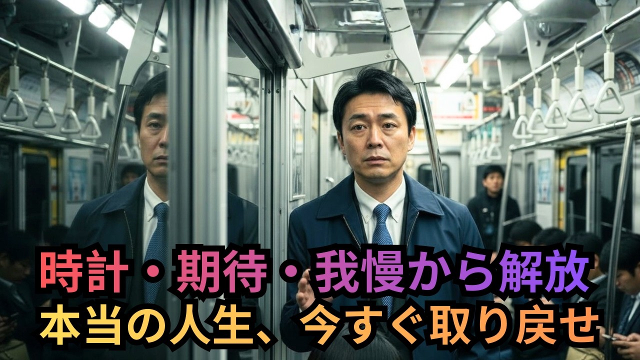「これでいいのか」90%サラリーマンが誤活→37歳が3か月で人生再設計→時計・期待・我慢から解放【本当の生き方】