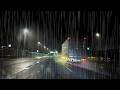 ☔️Heavy Rain Highway Drive at Midnight💤 Drift into Sleep (4K Real Footage, Not AI)