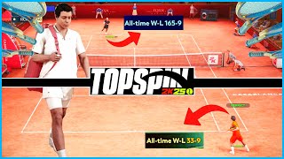 Playing Against TopSpin 2K25's Greatest Players | World Tour | Intense Matchups screenshot 3
