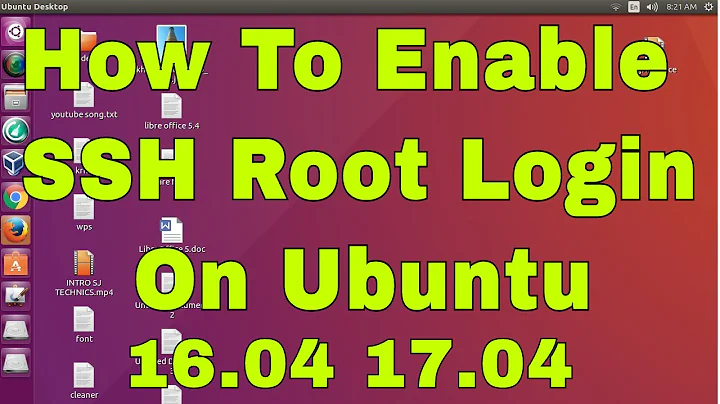 How to Enable ssh root login on  Ubuntu linux17.04,16.04,12.04 || Install open ssh server on Ubuntu.