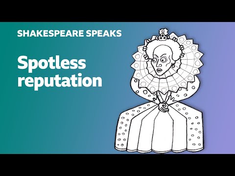 Spotless reputation - Learn English vocabulary & idioms with Shakespeare Speaks