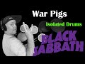 WAR PIGS | BLACK SABBATH | ISOLATED Drums | Roland TD-17KVX E-Kit🥁