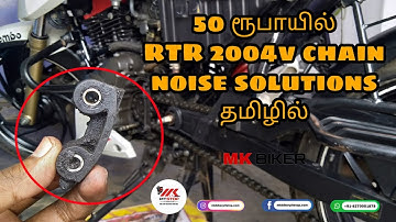 chain noise solutions||#rtr2004v #mkbikerpitstop @MK_tnbiker