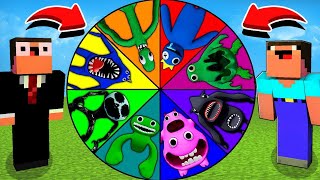 SPIN WHEEL GARTEN OF BANBAN 3 & RAINBOW FRIENDS en Minecraft - Animación