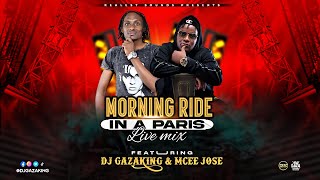 REGGAE MIX 2023 MORNING RIDE IN PARIS LIVE MIX   DJ GAZAKING  FT MC JOSE
