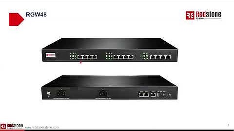 RGW VoIP Gateway Intro II
