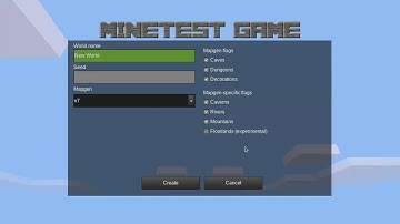 How to Create a New Minetest (Luanti) World