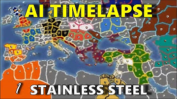 Medieval 2 TW 400 Turn AI Only Timelapse but with Stainless Steel Mod Early Start Date