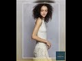 POL Round Neck Cropped Tank with Lace Trim