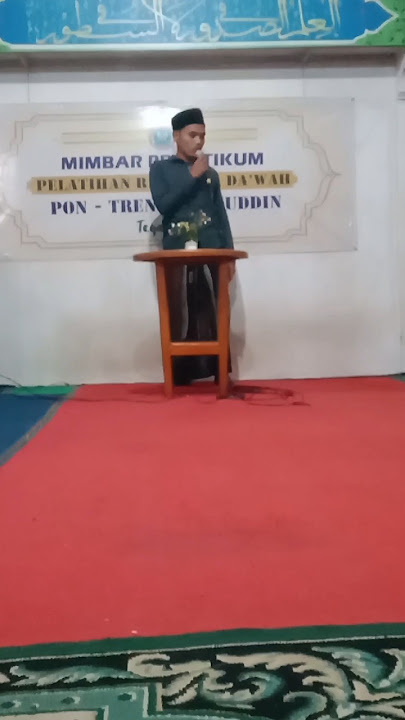 Santri salafi ll latihan retorika dakwah