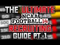 The Ultimate NCAA 14 Recruiting Guide Pt. 1 (Ft. NitroDrive)