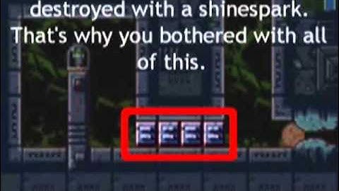 Shinespark Video for Room Uniqueness in Zero Mission