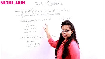 Function overloading  II Computer science (C.S) 11 & 12