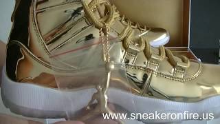 Air Jordan 11 Retro Pinnacle Gold 