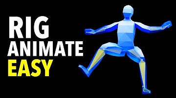 Rig and Animate Low Poly Character in 15 Minutes Blender 3.2