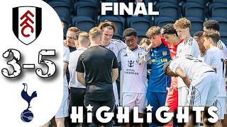 Fulham U16 vs Tottenham U16 Highlights | premier league Cup Final