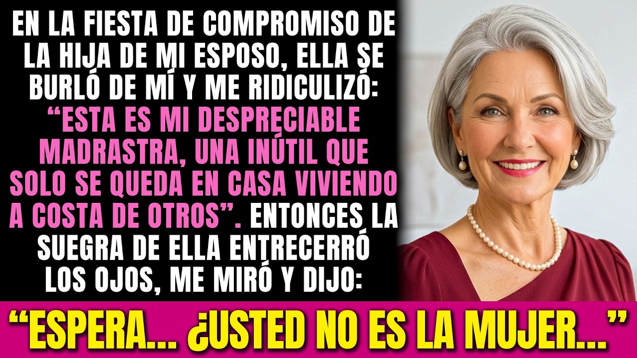 La hija de mi esposo se burló de mí llamándome “una mantenida” en la fiesta de compromiso.