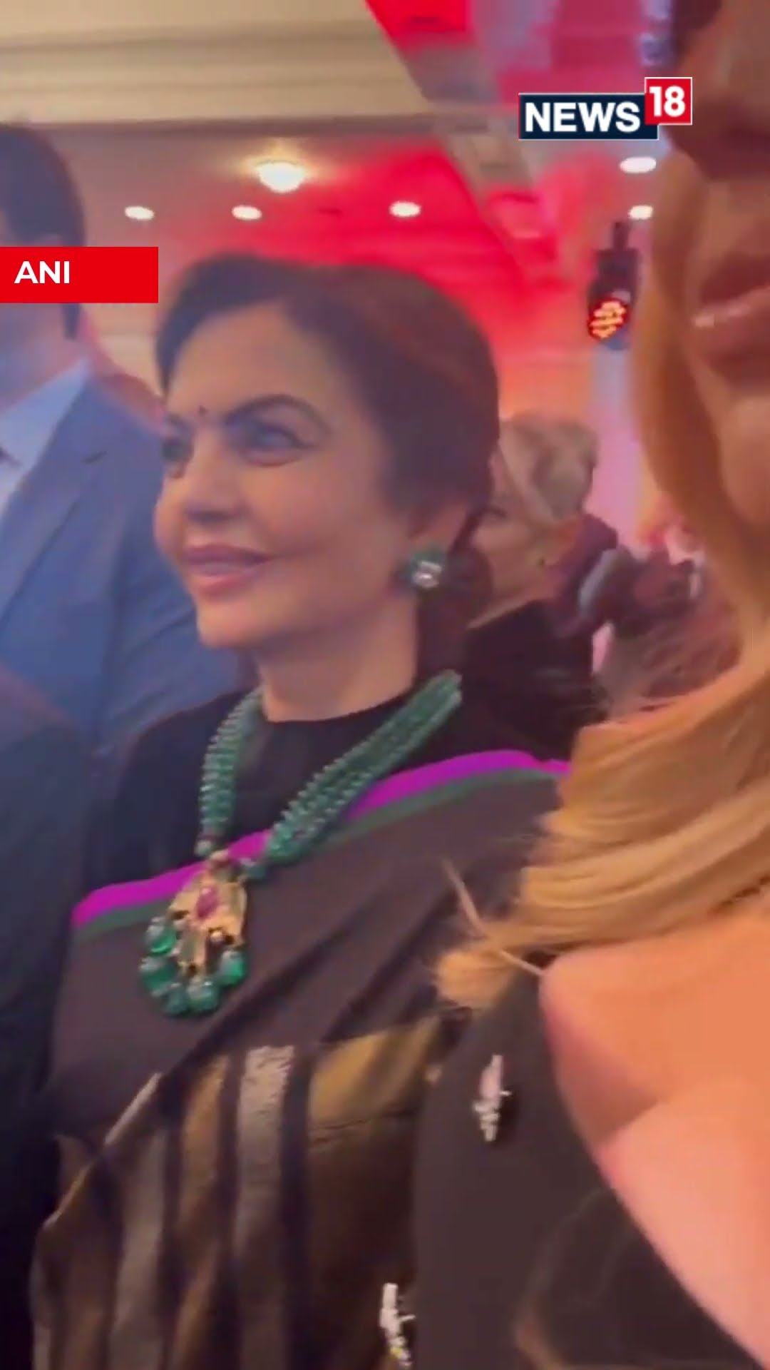 Mukesh Ambani \u0026 Nita Ambani Attend US President-Elect Donald Trump's Pre-Inauguration Dinner | N18S