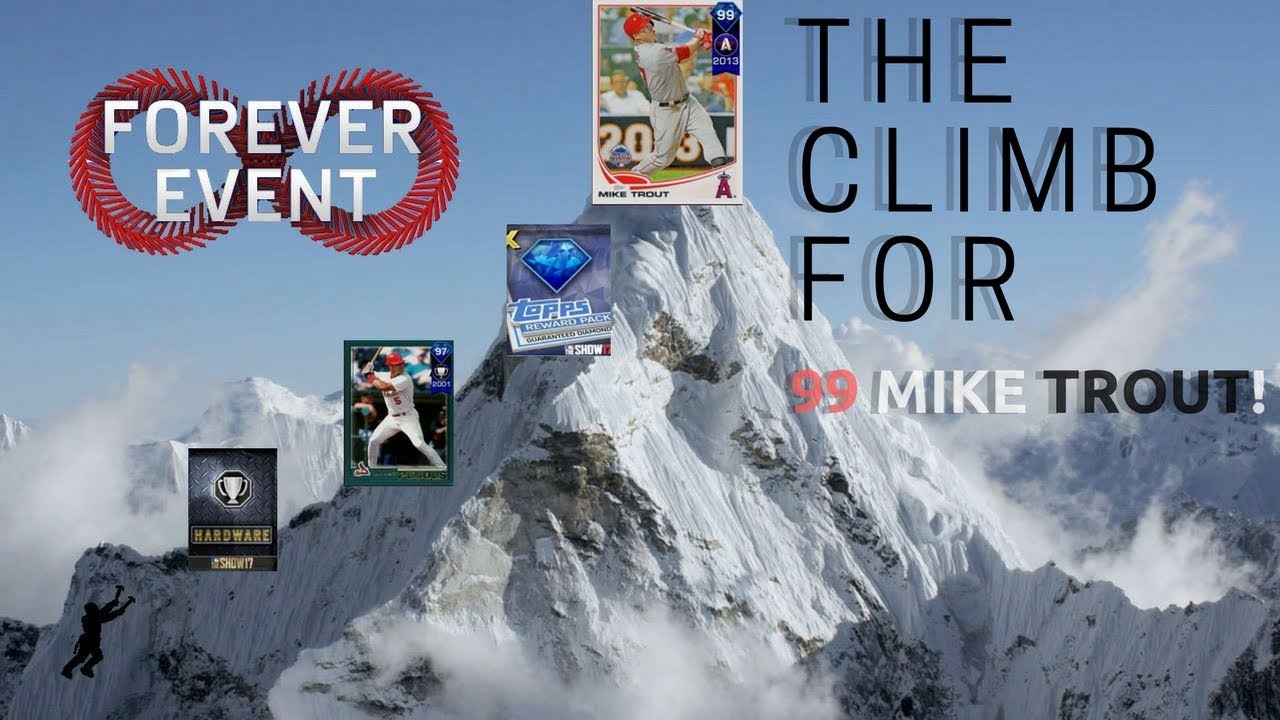 99 Mike Trout WON! - MLB 17 The Show Diamond Dynasty Live Stream