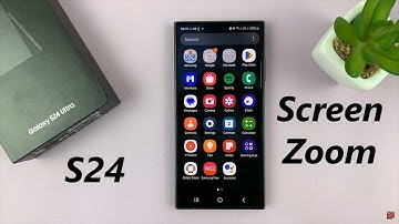 Samsung Galaxy S24 / S24 Ultra - How To Zoom Screen In & Out