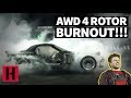 AWD 4 Rotor Burnout!!!!!