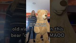 I Ripped Open My Big Teddy Bear And Wore It As A Costume Lmao