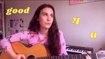 olivia rodrigo - good 4 u (acoustic angry cover)