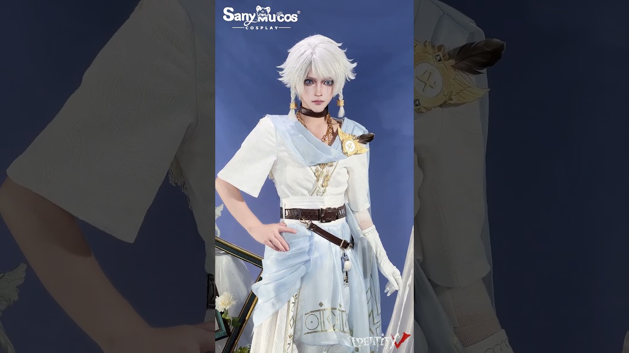 🤍🦉Identity Ⅴ Cosplay Pure White Prophet Cosplay Costume Premium Edition Showcase🦉🤍