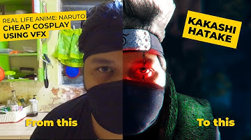 I Transformed Myself into Kakashi Hatake Using VFX! Naruto | Kimsalim VFX Inspired by Jalex Rosa