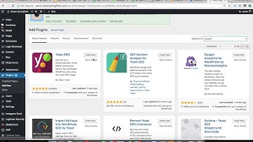 Installing Yoast and XML Sitemaps