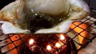 サラスト料理研究会　ホタテのサラスト直火焼き