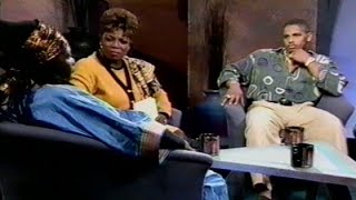 Mother Cedella Booker and Rohan Marley on MTV&#39;s Our Voices [2/5/1993]