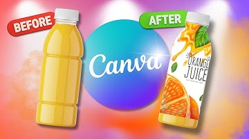 How to Create a Juice Bottle Mockup in Canva (No Photoshop Needed)