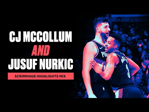CJ McCollum And Jusuf Nurkić Got Hot vs. Raptors | Scrimmage Highlights