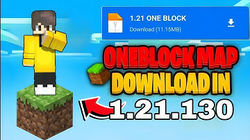 One Block Map For MCPE 1.21.130 🥳