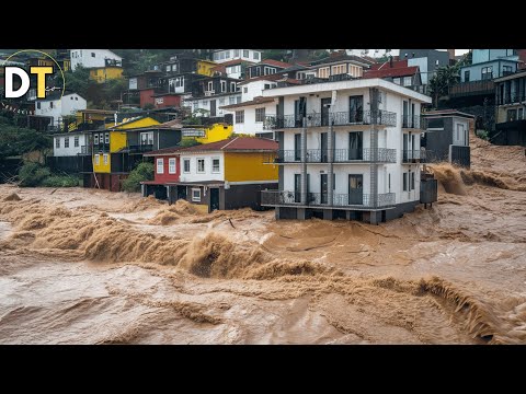 Shocking images in Brazil! Flash flooding destroys houses in Angra dos Reis