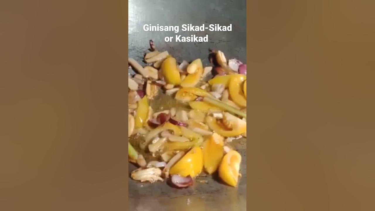 Ginisang Sikad-Sikad or Kasikad #shorts #shortsfeed - YouTube