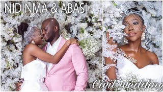 INIDINMA OKOJIE AND ABASI ENEONONG CIVIL WEDDING. A CHOCOLATE LOVE STORY 2022. #achocolatelovestory