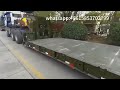 #lowbed semi  trailer  #Heavy machinery transportation vehicle
