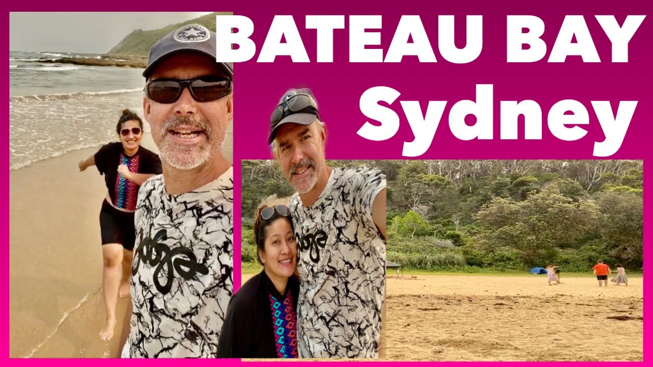 SALAH SATU PANTAI DI AUSTRALIA | JALAN JALAN KE BATEAU BAY SYDNEY !!