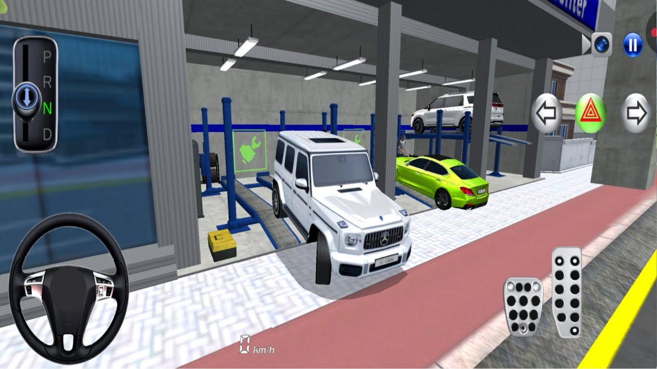 New White G-Wagon G-63 For Parking - 3d Driving Class android gameplay|| Car Game 